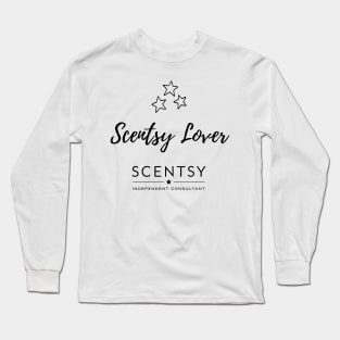 Scentsy lover with stars and scentsy independent consultant logo Long Sleeve T-Shirt